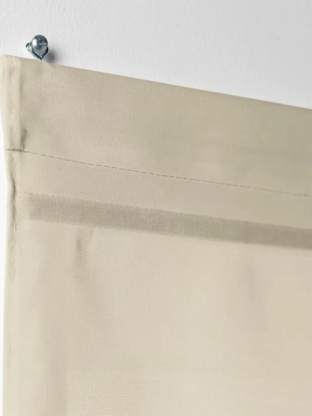 IKEA RINGBLOMMA Roman blind curtain, beige, 27x63